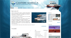 Desktop Screenshot of cantieremaresca.com